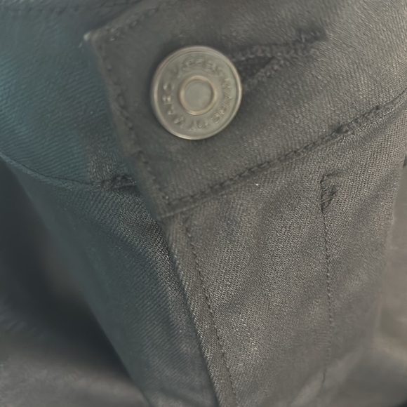 Marc by Marc Jacobs “stick” black waxed mid rise skinny jeans size 29 GUC - Picture 10 of 10